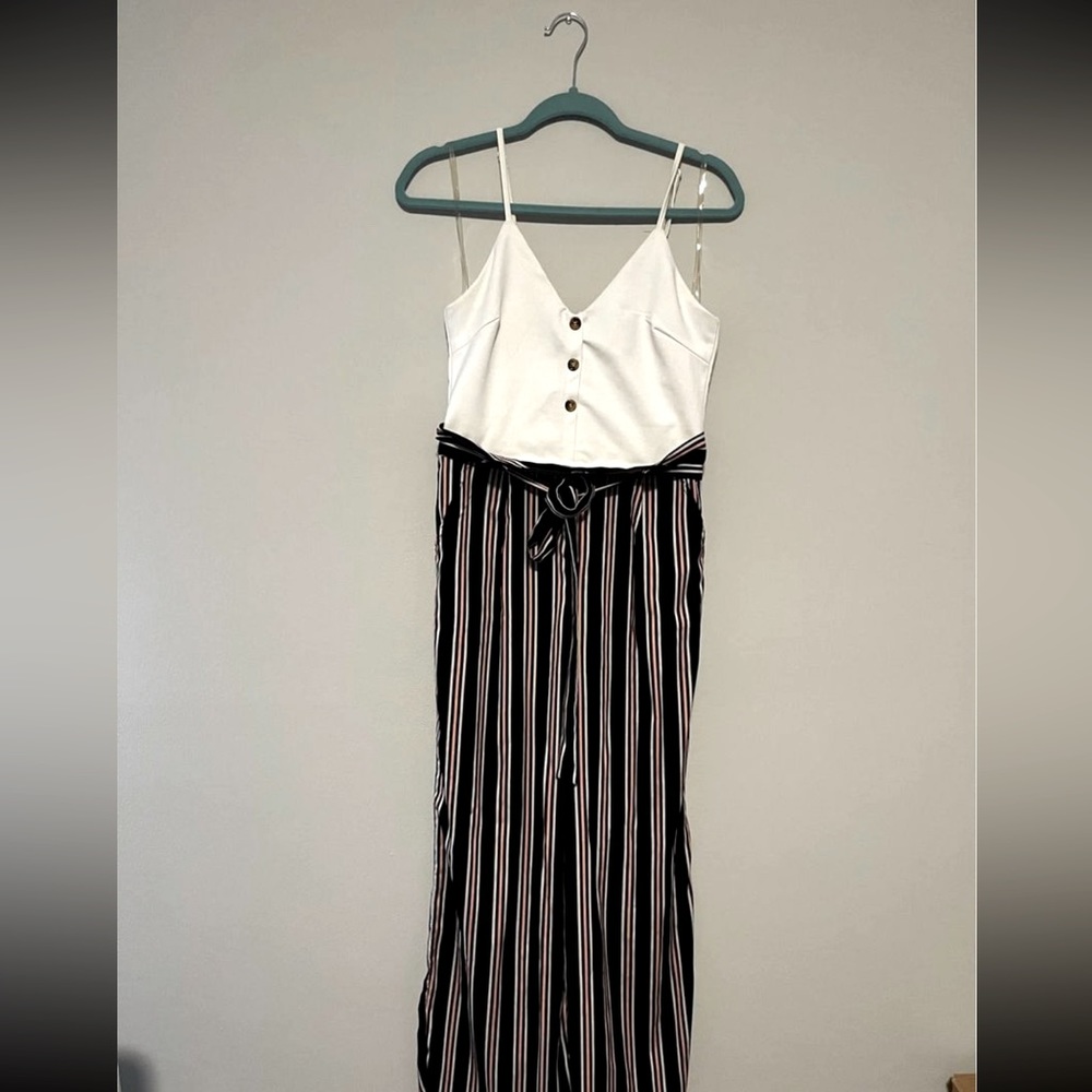 Striped Jumpsuit